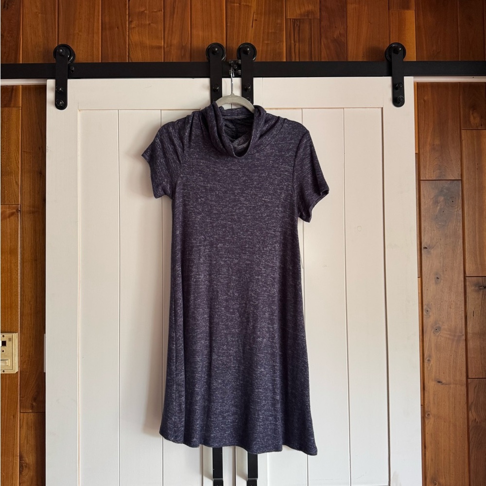 Bobeau Heathered Purple Mini Dress
